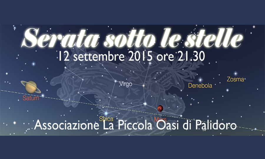 Serata sotto le stelle a Palidoro