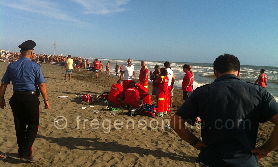 Mare mosso, annega a Fregene ieri pomeriggio