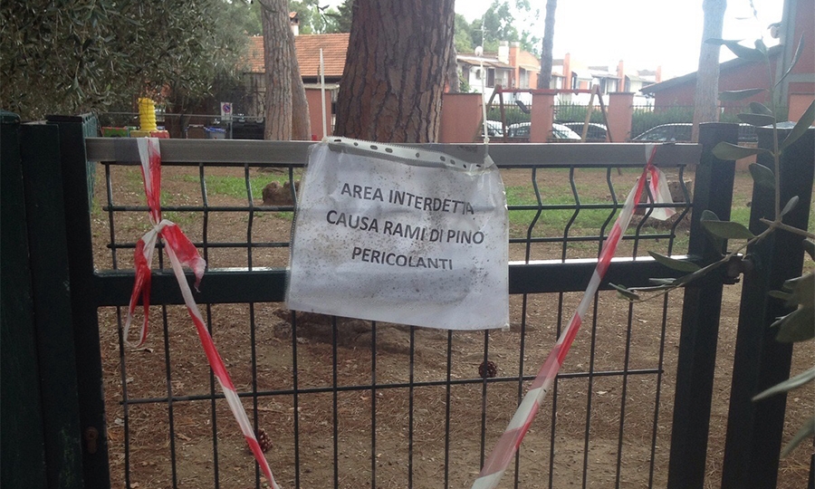 Asilo Marchiafava, bambini senza giardino