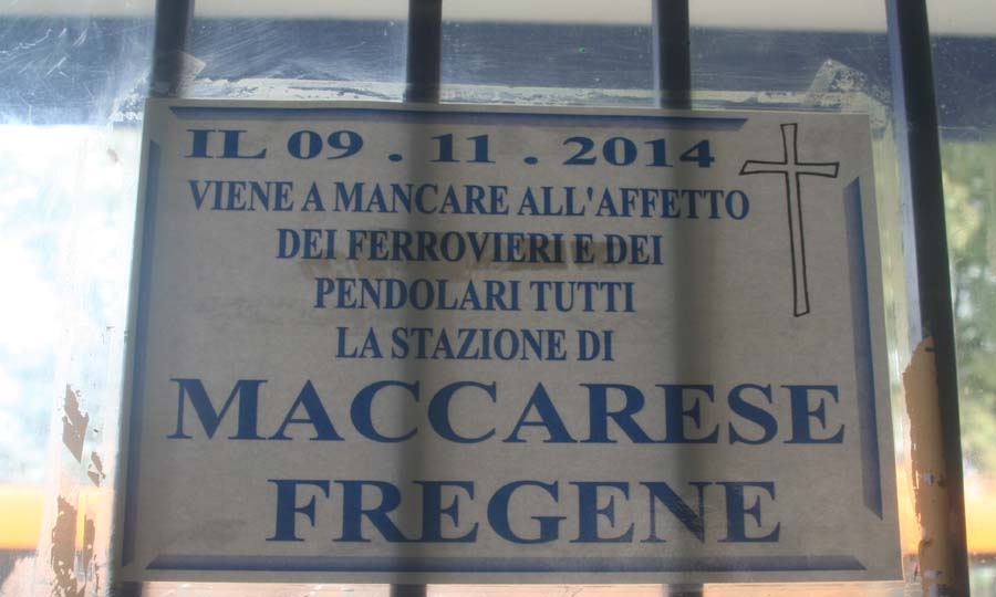 Maccarese, la “morte” della stazione