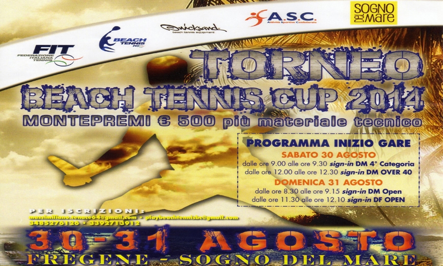 Beach Tennis Cup al Sogno del Mare