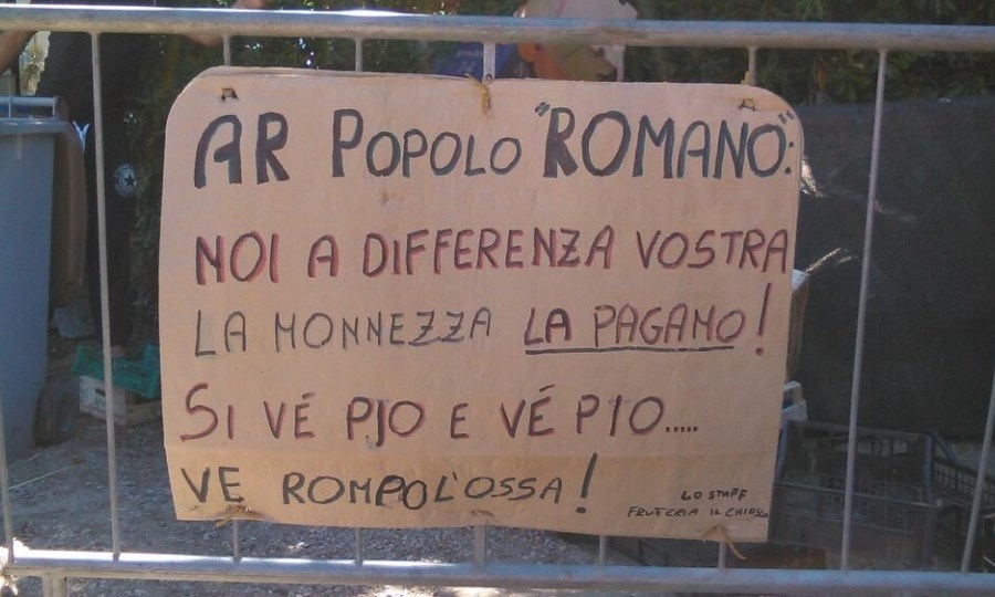 Il Chiosco e i rifiuti altrui