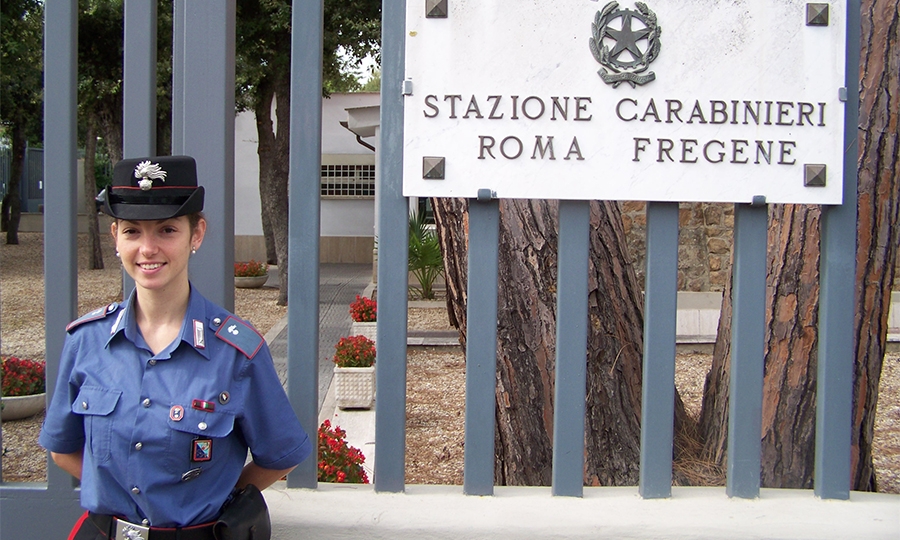 La Carabiniera Braccini arresta uomo a Ostia
