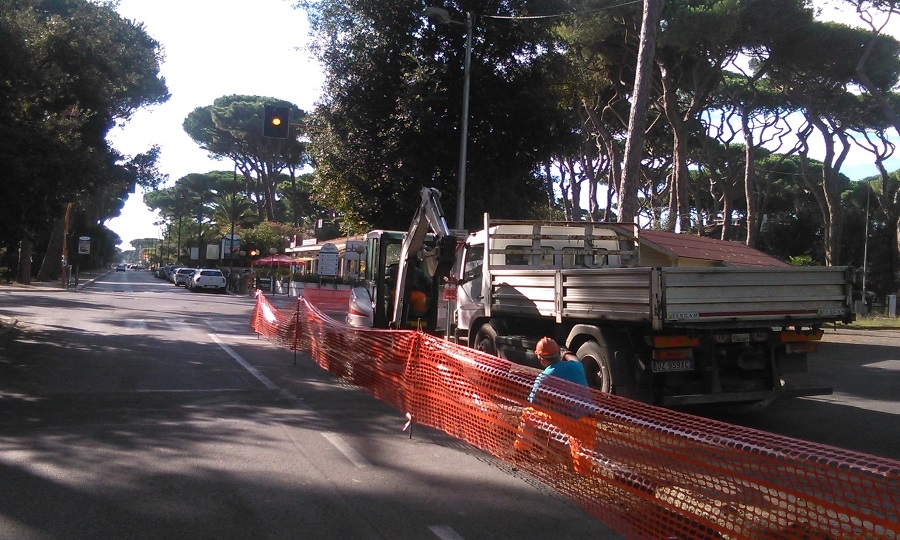 Telecom, lavori per la fibra ottica