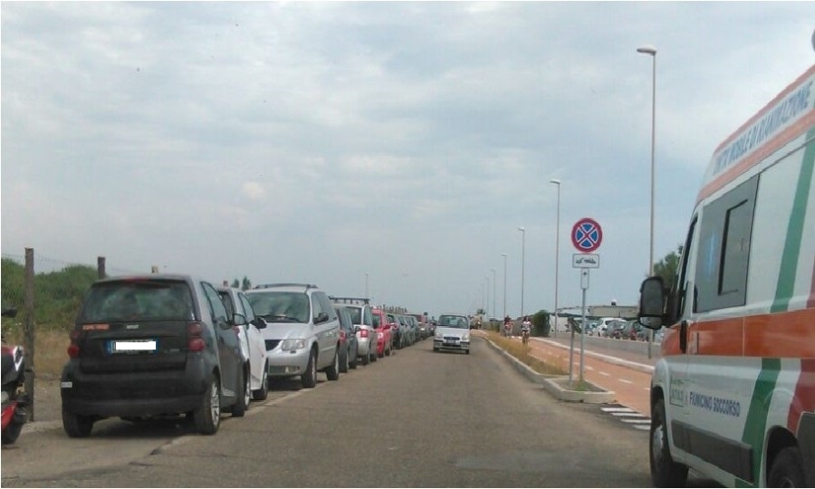 Quella strettoia sul lungomare