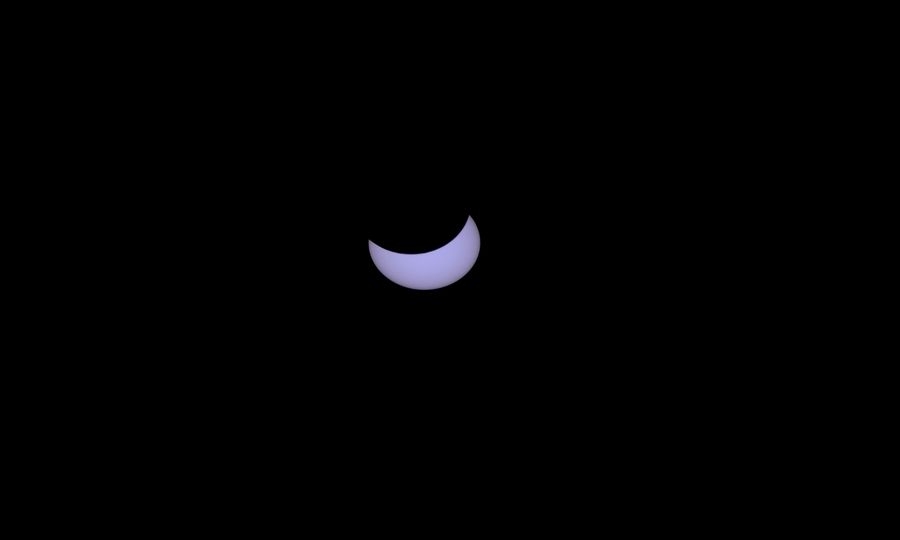 Eclissi di sole, le foto