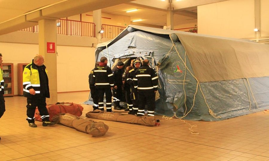 Protezione civile Fregene, corso per colonna mobile