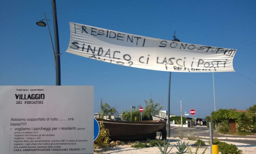 Caos Villaggio, la protesta continua