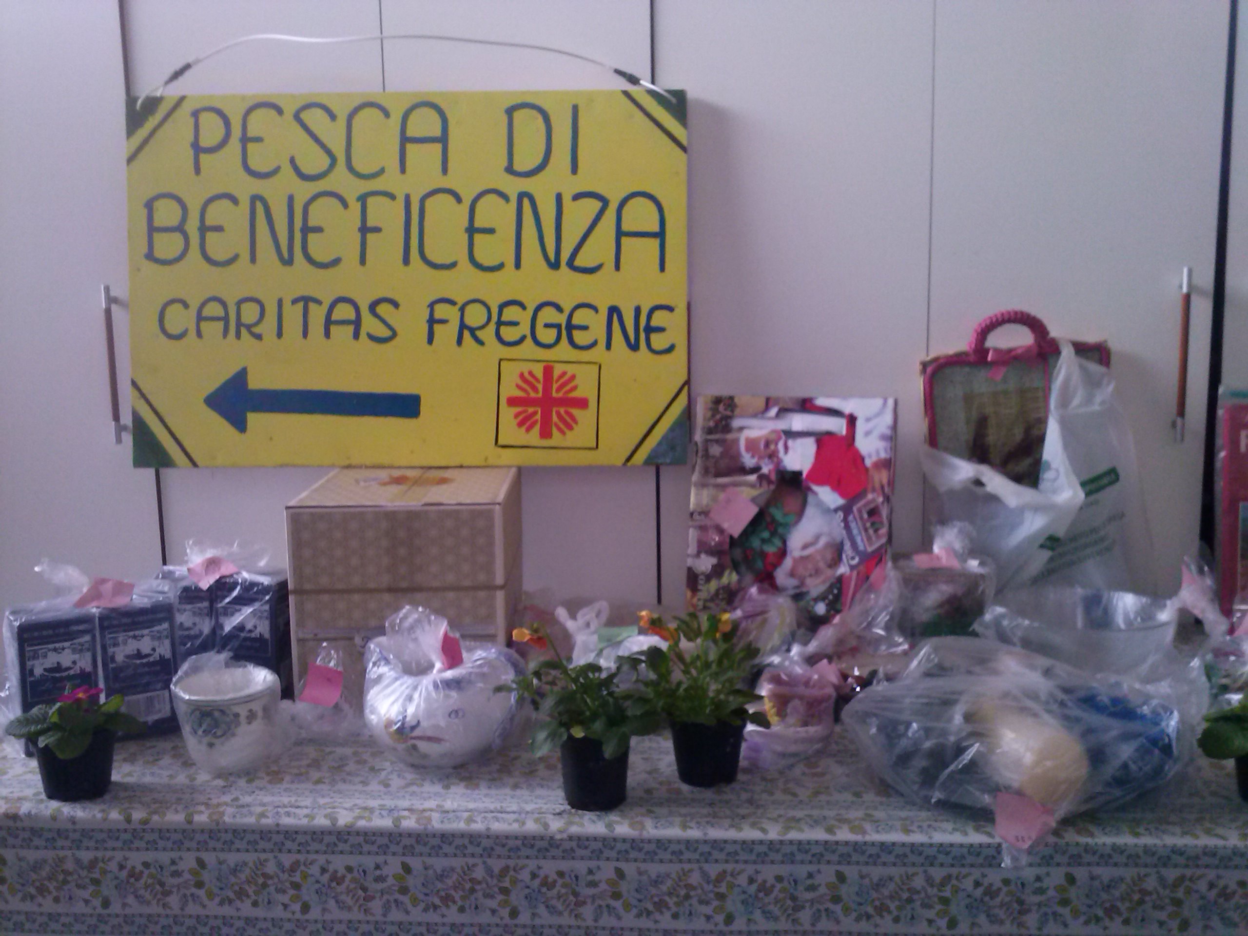Caritas pesca beneficenza