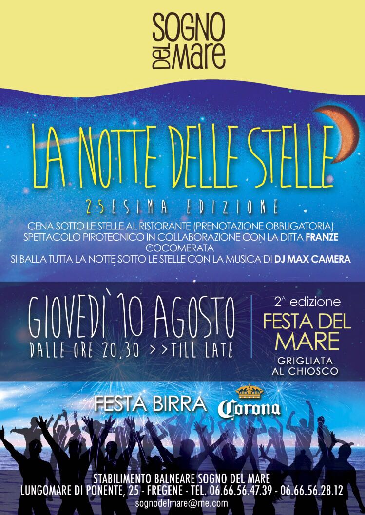 Notte stelle sogno
