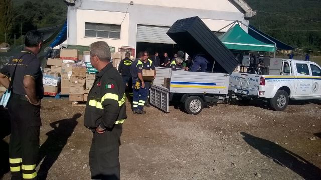 Protezione civile scarico