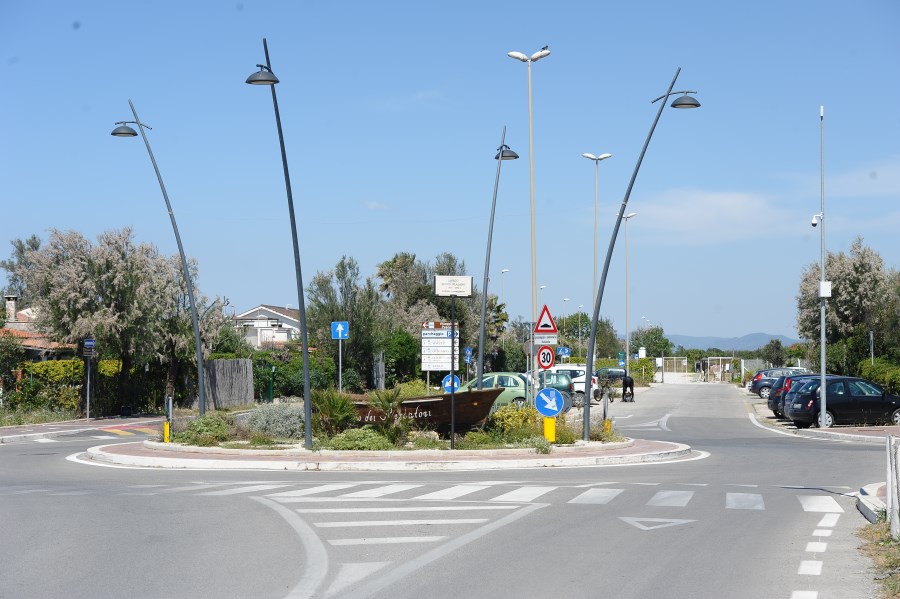 Villaggio telecamera ingresso web