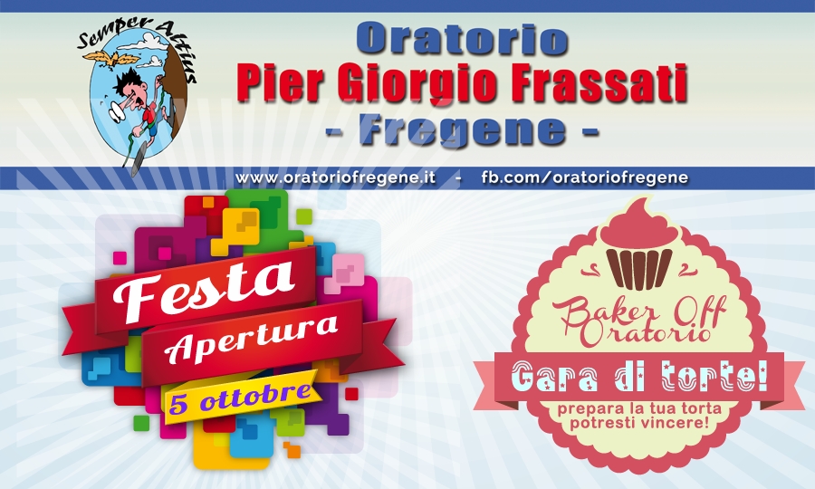 Il 5 ottobre festa di apertura per l'Oratorio