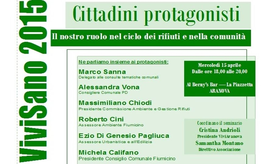 Quarta serata ViviSano 2015, “sporchiamoci le mani”