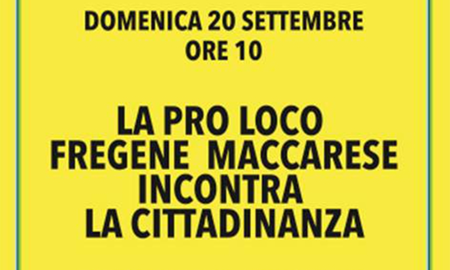 La Pro Loco incontra i cittadini