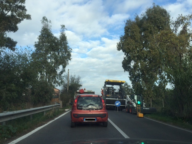 lavori strada muratella