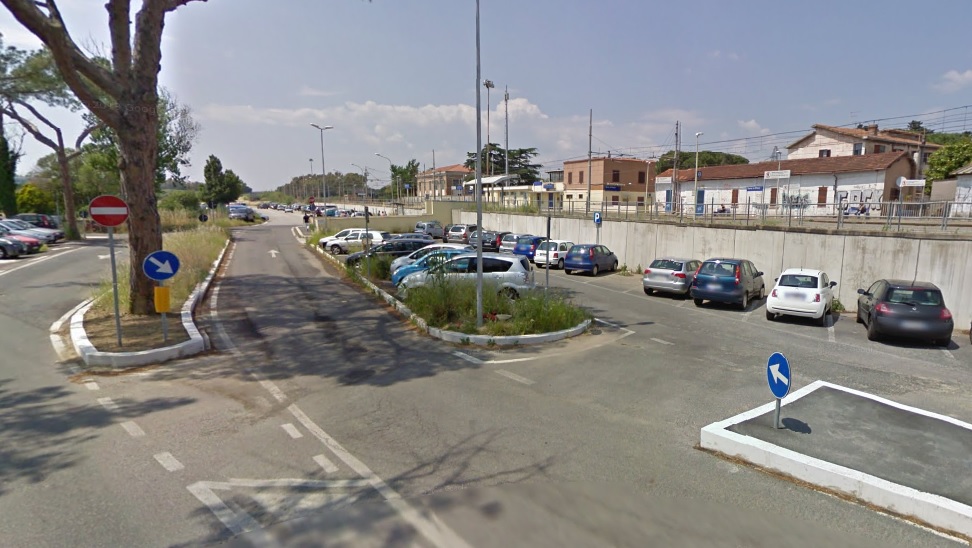 parcheggio stazione palidoro