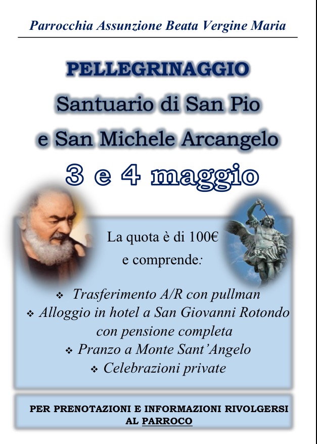 pellegrinaggio san pio