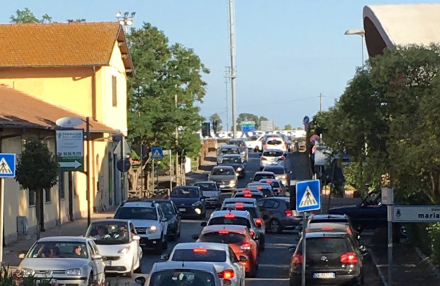 ponte arrone traffico