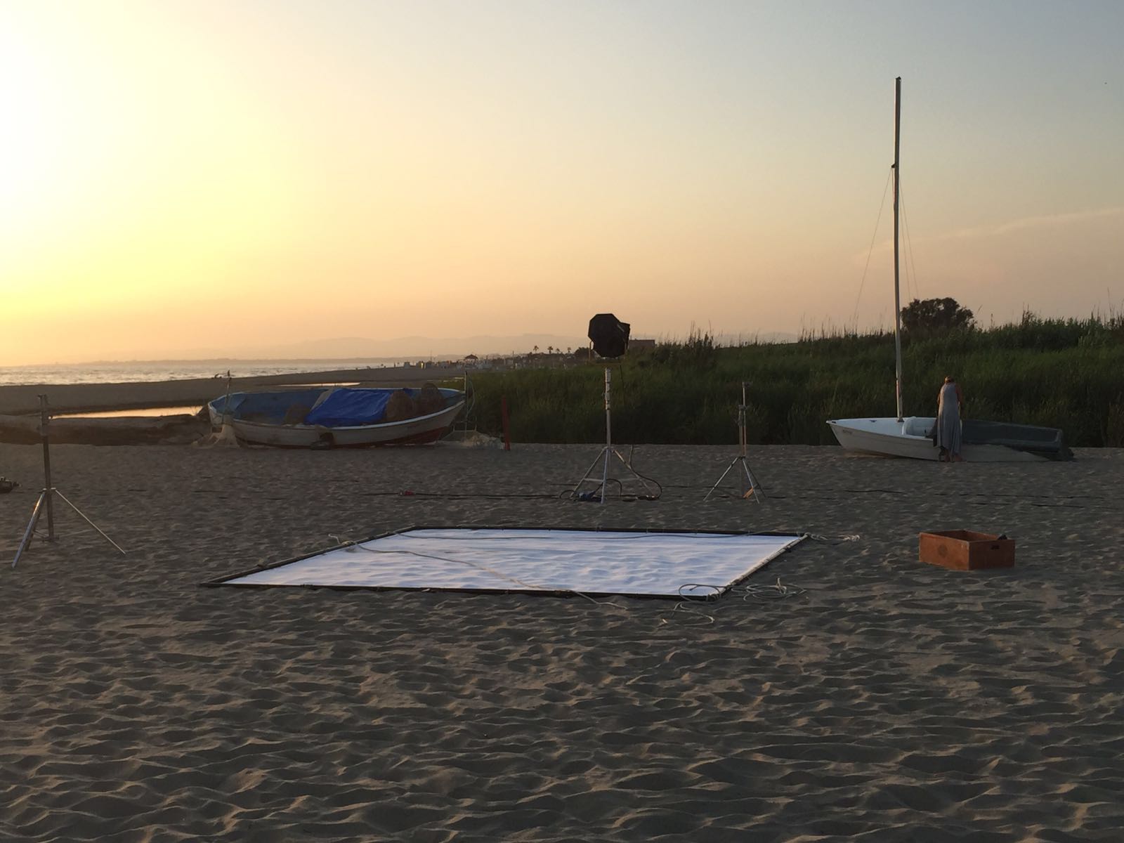 riprese film tramonto