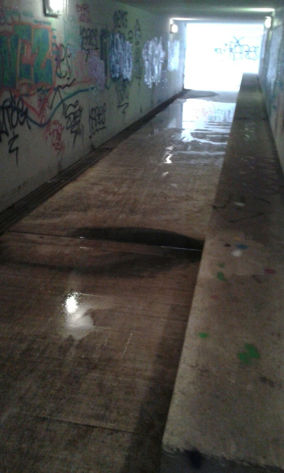 sottopasso maccarese stazione
