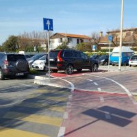 Parcheggio ciclabile villaggio k