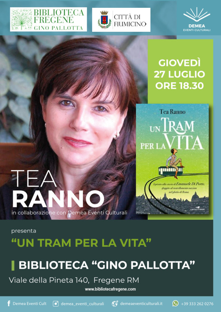 Un Tram per la Vita”, il libro di Tea Ranno alla Biblioteca Pallotta -   Appuntamenti